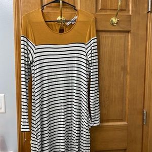Long sleeve midi dress